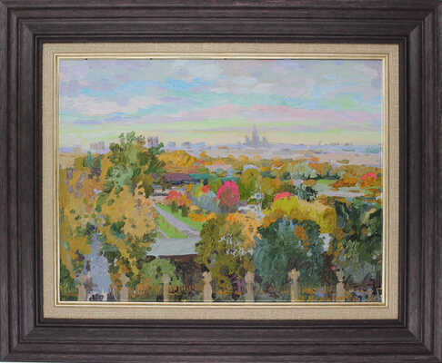 Коршунова Вера Александровна. Октябрь. Вид на Парк Горького 